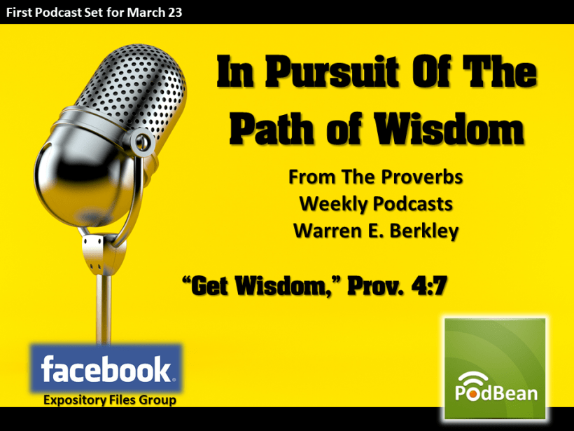 Proverbs Podcasts