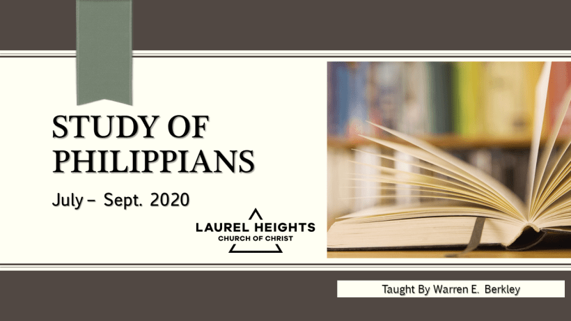 Opening Slide Philippians