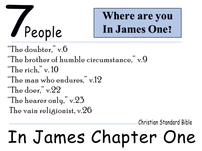 Where are you in james 1